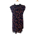 Sanctuary Brown Floral Babydoll Mini Dress Size 20 Smocked Romantic Chiffon $149 Photo 3