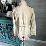 ZARA  Utility Military Equestrian Jacket Tan Size Small Photo 5