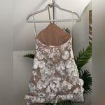 Elliatt  Nyra white ivory‎ floral appliqué Dress Small Photo 4