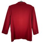 Eddie Bauer Vintage Red Wool Pea Coat Medium Photo 1