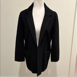 J.Crew Open Front Black Knit Blazer Sz M Photo 1