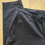 American Giant Ponte Straight Leg Black Pull On Stretch‎ Pants Women's Size 14 Photo 1