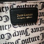 Juicy Couture Bag Obsession Satchel Black Velour Velvet Rhinestone Purse Handbag Photo 7