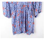 Free People Blue Floral Tunic/mini dress small Photo 5