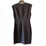 J. Peterman Most Flattering Tweed Dress Black Burgundy Classic Sheath Size 8 Red Photo 3