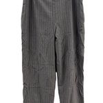 Amanda Smith Gray Pinstripe Womens Dress Pants Size 16 Cropped Straight-Leg Photo 0