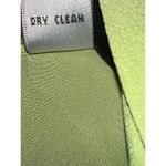 Amanda Smith Vintage  100% Silk lime green High Neck Sleeveless Blouse Size M Photo 2