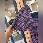 Madewell  smocked dress Lucie Puff short Sleeve Mini Rockfern plaid babydoll Photo 5