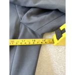 BCBG MaxAzria Women's 2PC Suit Size M/One-Button Jacket Wide Leg Pants Gray Wool Photo 5