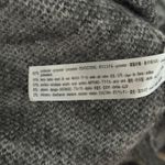 ZARA Sweater Zebra Print Knit Hoodie Drawstring Pullover Neutral Gray Size M/L Photo 5