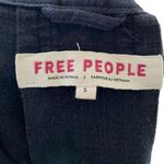 Free People Jayde Safari Jacket Black Long Sleeve Linen Women's Size Small Photo 9