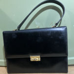 Martin's Black Leather Purse Handmade, Canadian Leather Handbag, Handbag Purse Photo 0