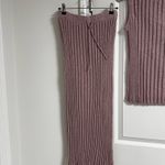 Free People  Veda Sweater Set Mauve Photo 7