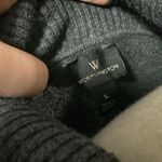 Worthington | Charcoal Gray Turtleneck Long Sleeve Pullover Thin Sweater Size L Photo 3