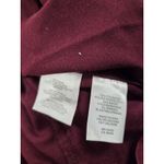 Jones Studio  Women's Cape Top L Dark Red Button Tie Waist-Band Kimono-Sleeve Photo 2