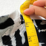 Black White Fringe Tunic Top, Boho, Indie, Festival, Hippie, Grunge,‎ Large Photo 4