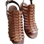 White Mountain Astonish platform footbeds heel, Dark Tan, 9.5 Photo 2