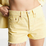 Levi's Levi’s 501 Original Yellow Shorts Photo 1