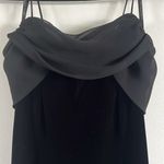 Betsy and Adam Vintage 90s Y2K  black velvet mini dress Photo 1