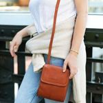 American leather Co. Crossbody body Bag Brown Photo 0
