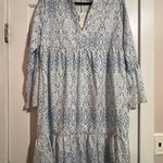 #122 MADE WITH LOVE BLUE LIGHTWEIGHT DRESS LARGE Photo 0