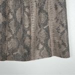 ZARA Faux Leather Snake Skin Mini Skirt Sz XS Photo 4