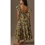 Anthropologie  Moon River V-Neck Shirred Midi Dress NWT Sz. M Photo 2