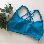 Victoria's Secret VSX SPORT Victoria’s Secret Sky Blue Strappy Racer Back Sports Bra. Size Medium Photo 1