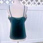 Boston Proper  Elegant Green Velvet Camisole Photo 12