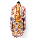 ROCOCO SAND S Mini Dress Wrap Ruffle Hem V Neck REVOLVE Sequin Applique Photo 1