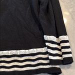 Angel Black and White Women's Hoodie Lightweight Sweater Top Size XL Photo 9