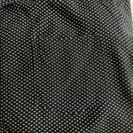 Jachs  Girlfriend Black White Short Sleeve Button Collar Blouse‎ Top Size XXL Photo 7