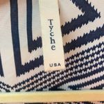 Tyche  Black and White Geometric Tunic Photo 1