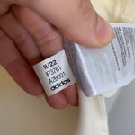 Adidas Button Down Cardigan With Logo Cream Cream White IP3761 Womens Small Photo 15