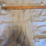 IZOD  **SET OF 2** Women's Capri Pants, Belted, Cream/Olive, Size 16 Photo 8