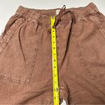Anthropologie Pilcro Beach Cargo Pants Size Small Linen Blend Pink Photo 5