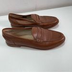 J.Crew Penny Loafer Leather Women Tan 9 H8200 Preppy Classic Casual Dress Shoes Photo 2