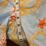 J. McLaughlin preppy shell nautical ocean blue cropped pants 2 Photo 7