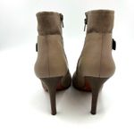 Coach Mason Booties Leather Suede Gray Taupe Photo 5