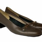 Salvatore Ferragamo  7.5 2A Gray Block Heels Photo 0