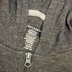 Lucky Brand Unisex  waffle knit gray hoodie Photo 1