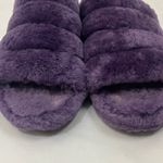 UGG  Plush Purple Slide Sandals Women’s Size 9 Photo 8
