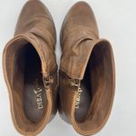 Diba True  Womens 8 Booties Next Day Wedge Platform Brown Leather Soft Side Zip Photo 7