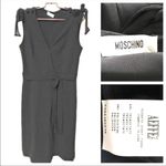 Moschino  Black Dress With Silk Accents‎ Photo 1