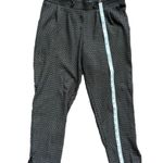 Betabrand  Dress Yoga Pants Classic Cut Size Medium Petite Black White Photo 2