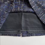 Boden USA Boden Wool Blend Tweed Pencil Skirt Black/Blue Size 10 Photo 10
