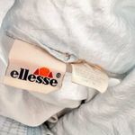 Ellesse Vintage Light Shimmery Blue Diamond Stitched Windbreaker Jacket Meidum Size M Photo 12