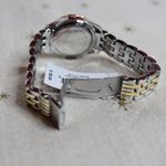 Relic NWT  By Fossil Quartz Gold/Silver Tone Rhinestone Mint Condition Watch Photo 4