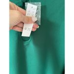 J.Crew Keyhole Long Sleeve Blouse Green Size XXS Petite NEW Photo 6