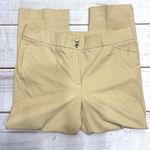 Chico's Chico’s Khaki Tan Lightweight Cropped Pants Button Zip Fly Size .5/Women’s 6 Photo 0